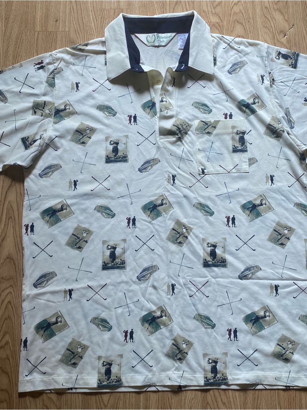 Palmland Club Polo Shirt Size XL Men